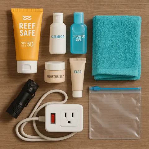 Personal-items-for-the-SamaeSarn-snorkeling-trip